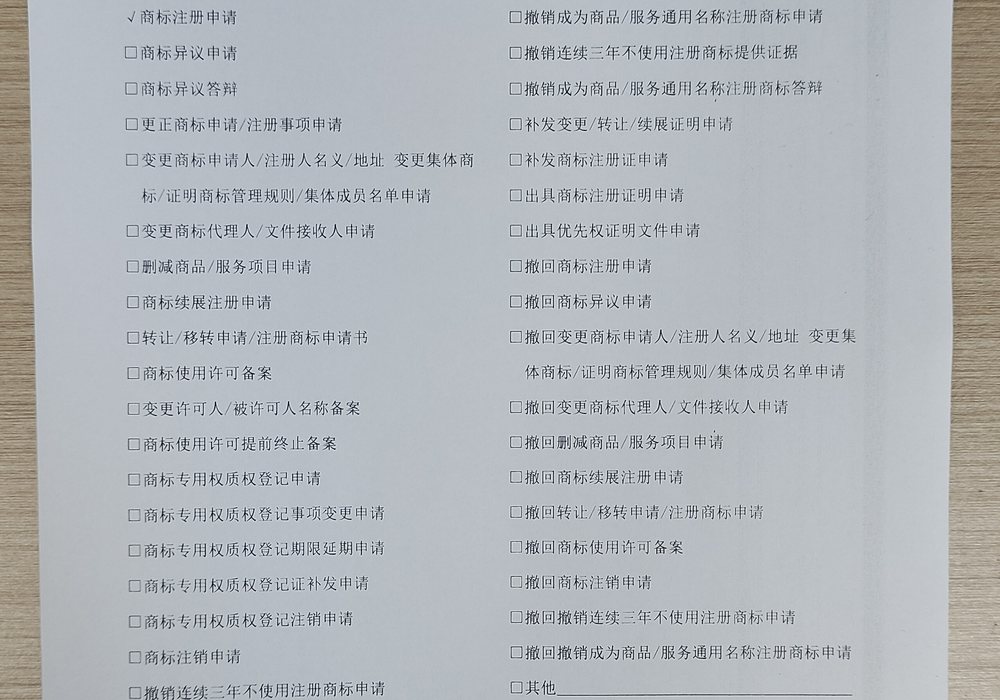 商标注册相关证书